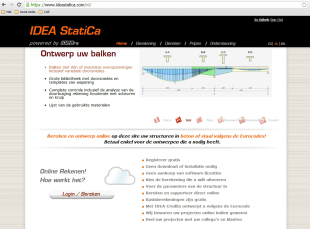 Login pagina ideastatica.be