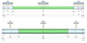 Breedplaatvloer en T ligger